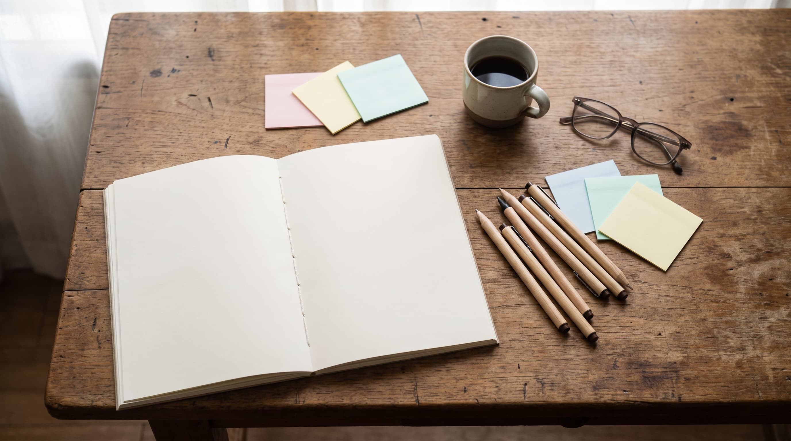 writing in notebook