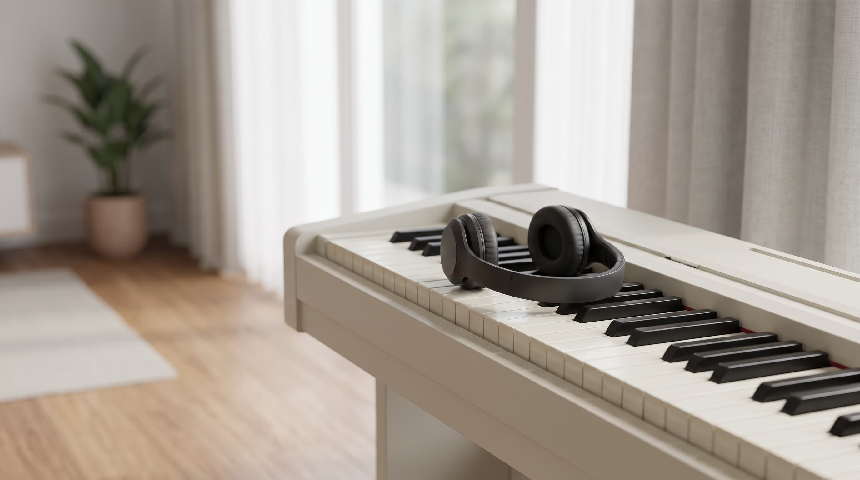 digital piano keys