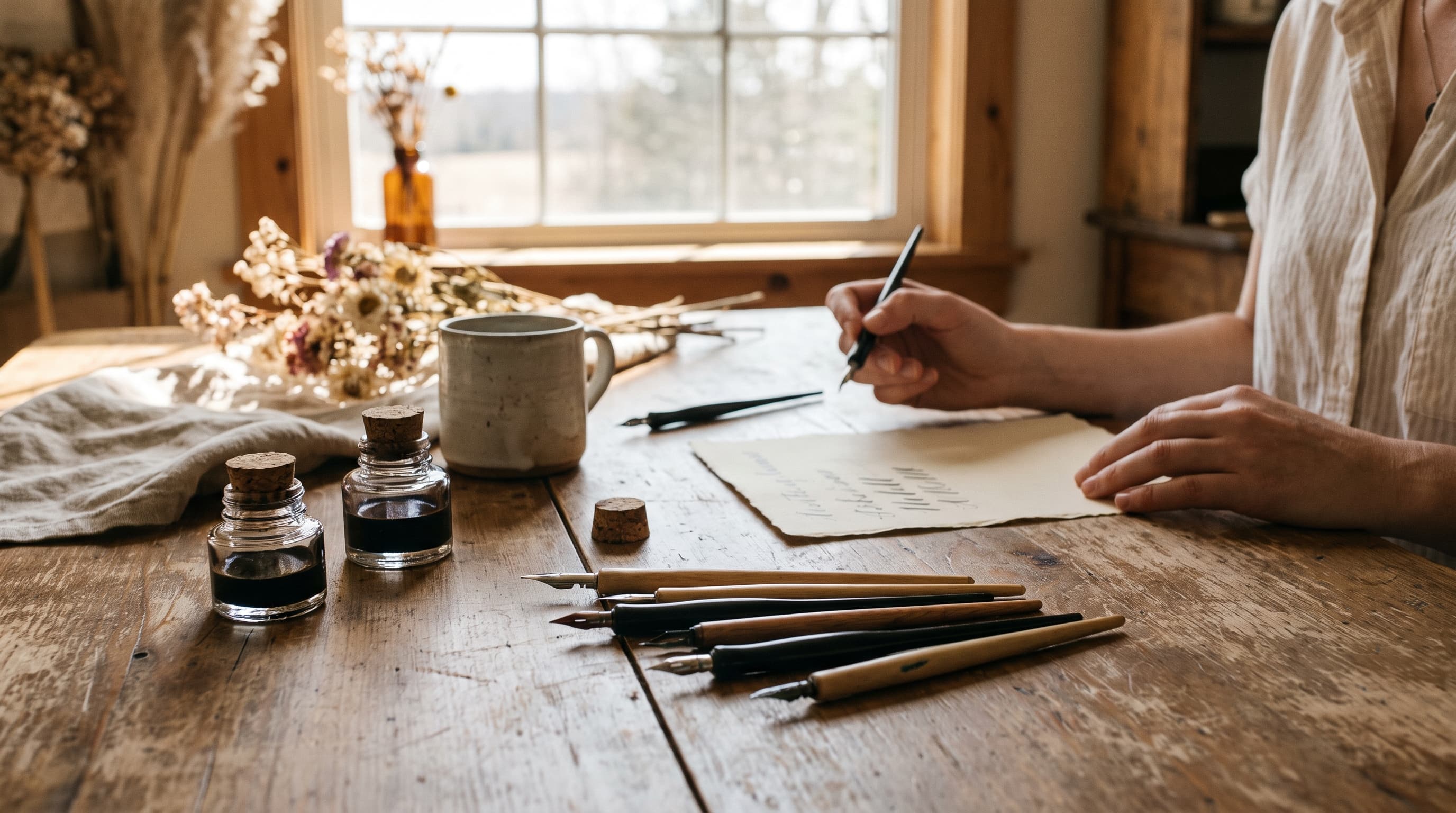 calligraphy workspace setup