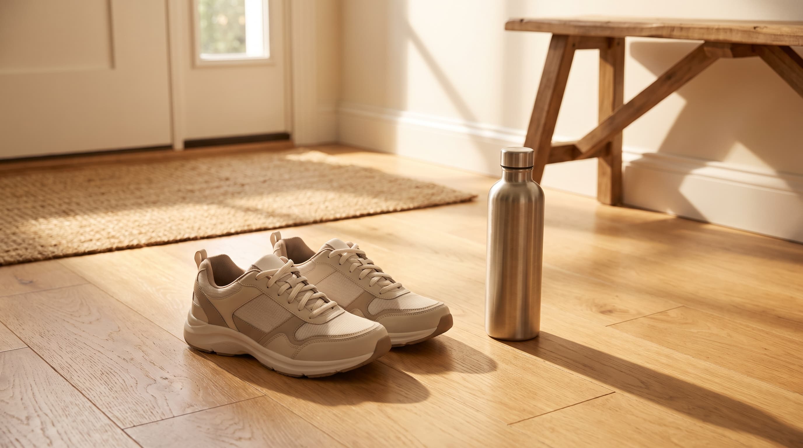 stretching on mat