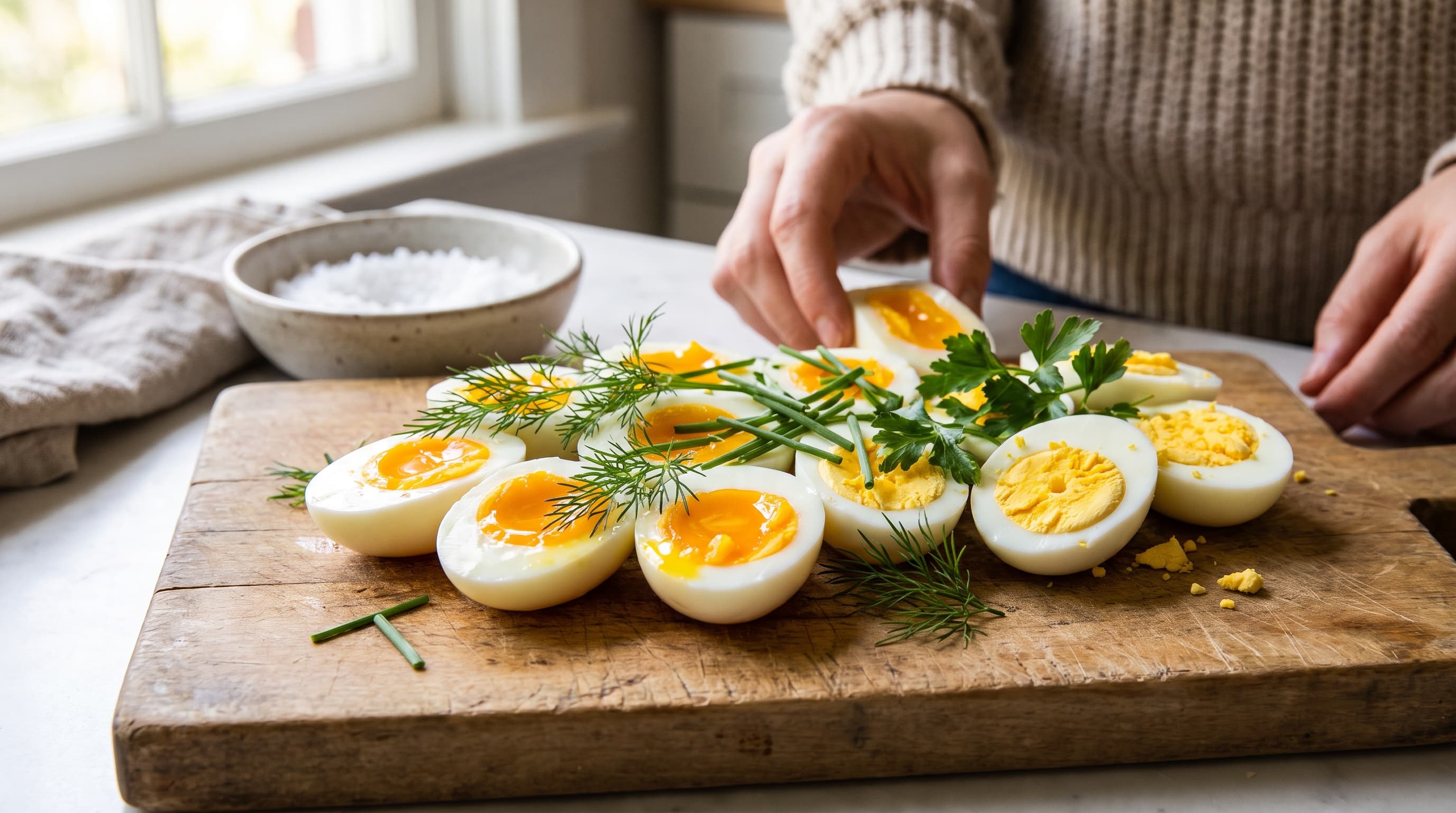 perfectly boiled eggs