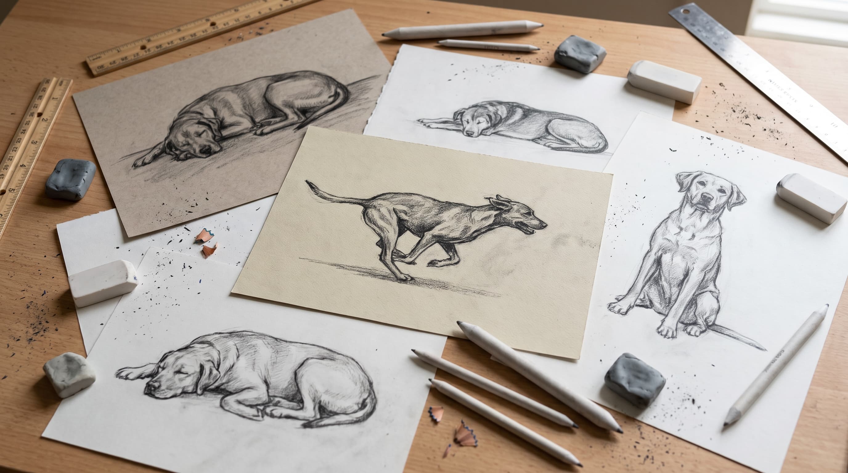 dog ear sketch