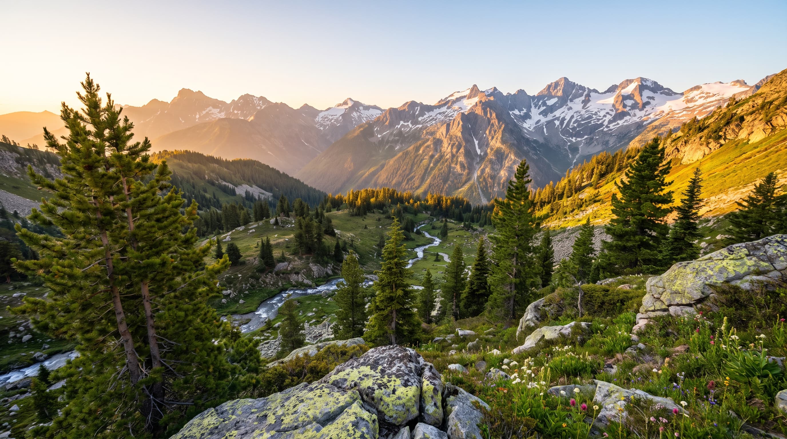 landscape tripod setup