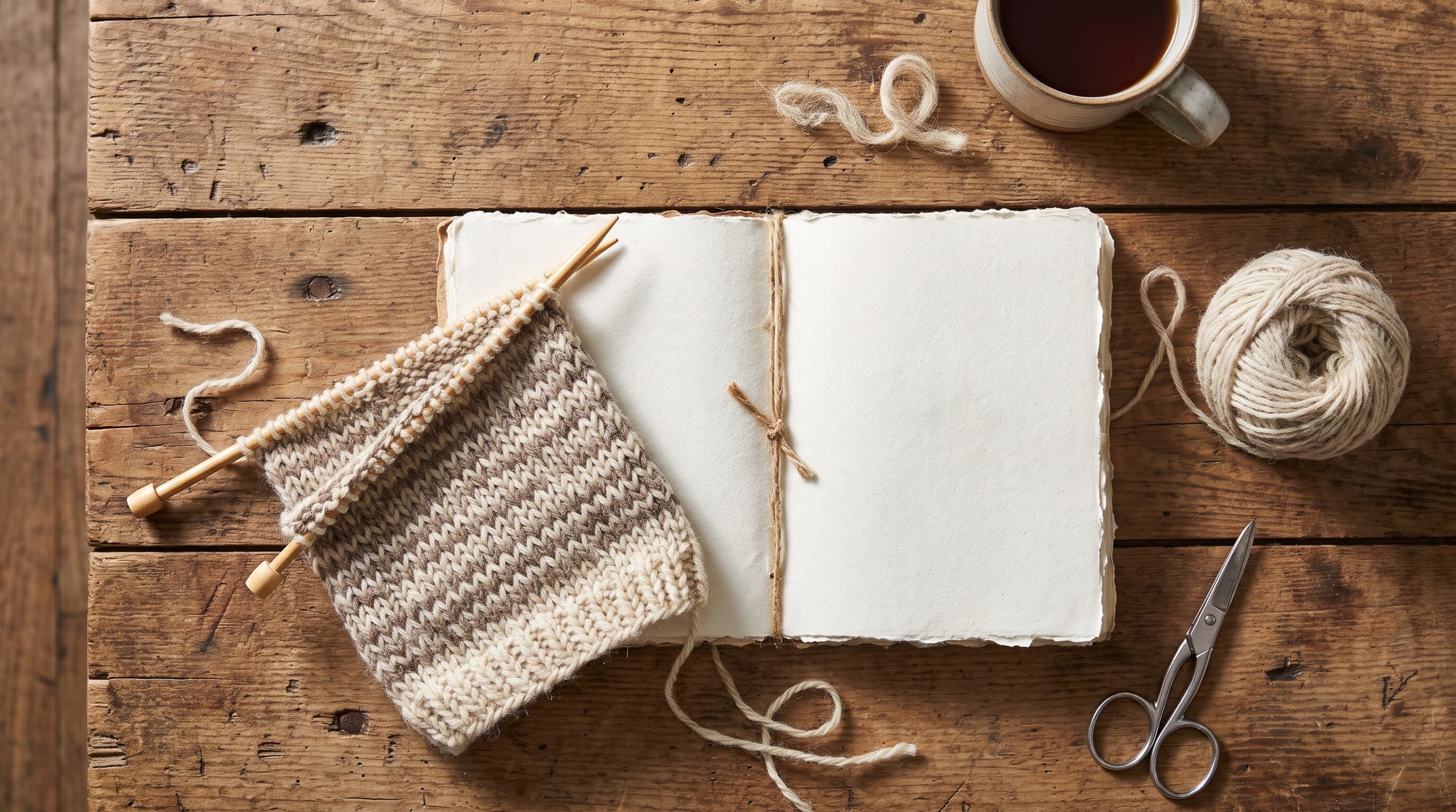 wooden knitting needles
