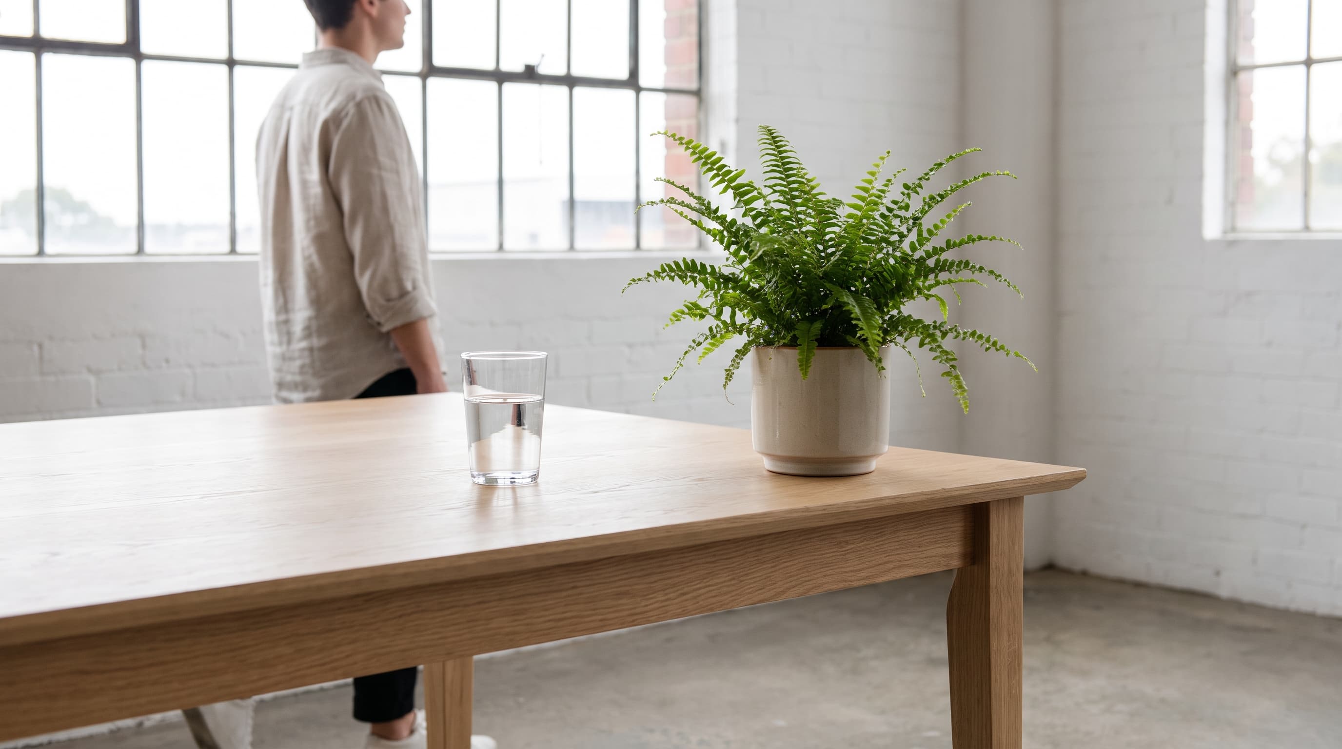 laptop on wooden desk